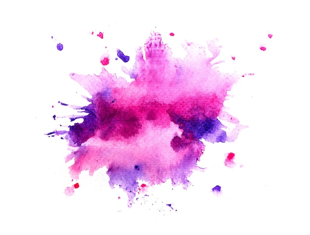 fond aquarelle tache violette.