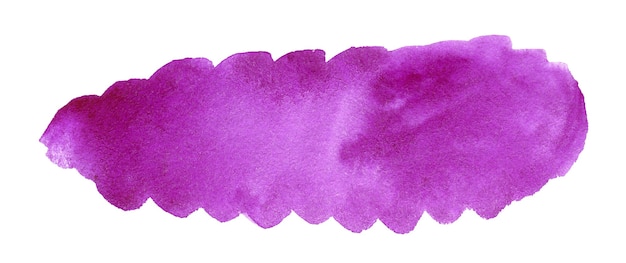 Fond aquarelle violet abstrait Spot aquarelle dessiné à la main Élément artistique de conception violette pour l'impression et le logo du modèle de bannière