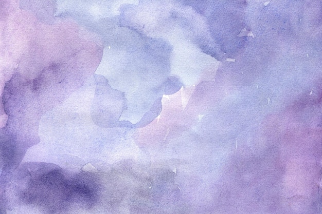 Fond aquarelle violet dessiné à la main