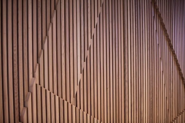 Fond architectural en bois abstrait moderne