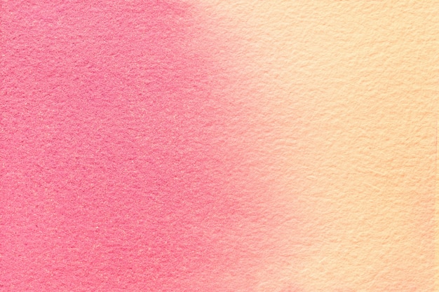 Fond D'art Abstrait Couleurs Rose Et Corail. Peinture à L'aquarelle Sur Toile. Oeuvre Sur Papier Avec Motif.