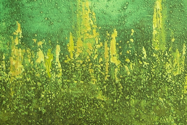 Fond d'art abstrait couleurs vert foncé et olive Peinture à l'aquarelle sur toile avec dégradé