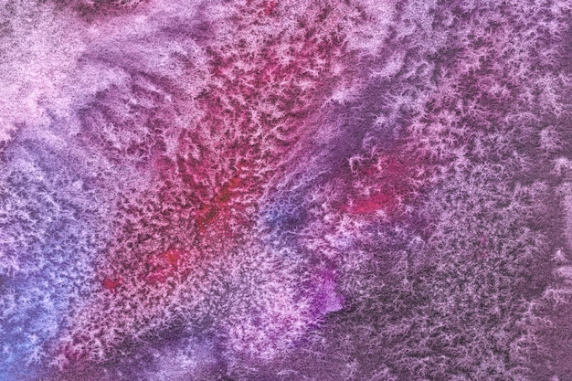 Fond d'art abstrait couleurs violettes et violettes Peinture à l'aquarelle avec effet de givre et dégradé de lilas