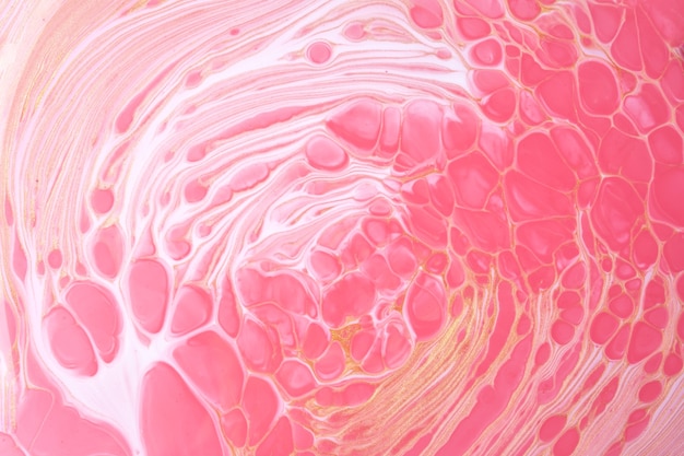 Fond d'art fluide abstrait couleurs rose clair et blanc
