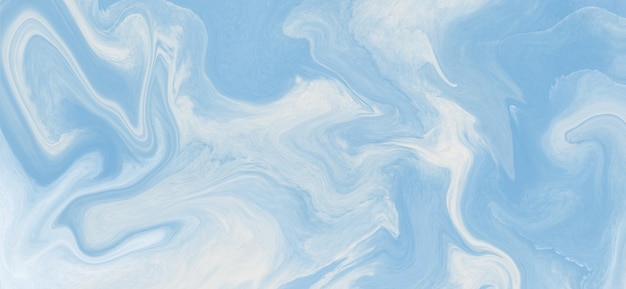 Fond d'art de liquides de couleurs de l'eau de l'air bleu