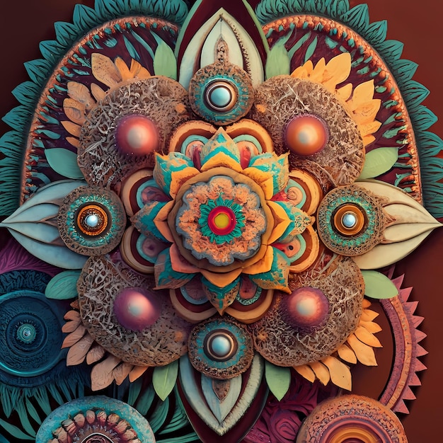 fond d'art mandala