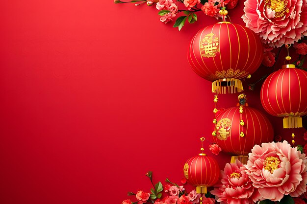 Photo le fond de l'art de motifs du festival du nouvel an chinois