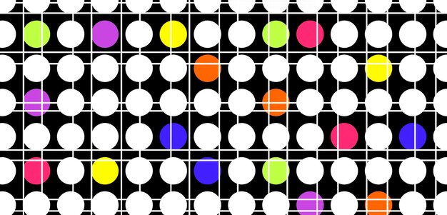 Fond d'art de rectangles de points colorés uniques