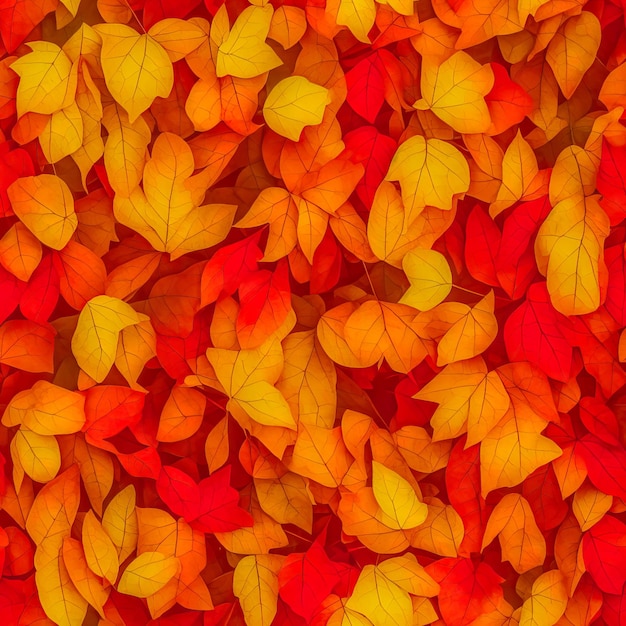 Photo fond d'automne à partir de feuilles d'arbres texture transparente art numérique