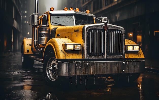 Fond de beau gros camion