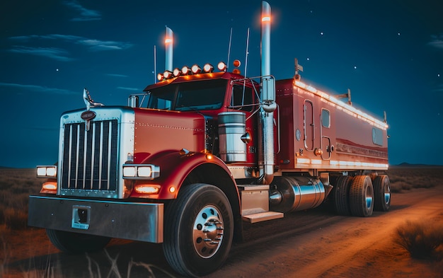 Fond de beau gros camion