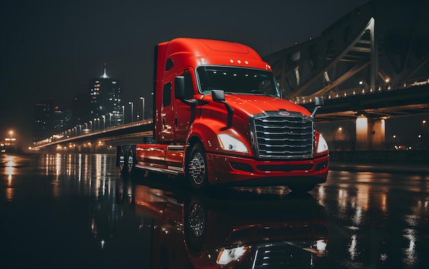 Fond de beau gros camion