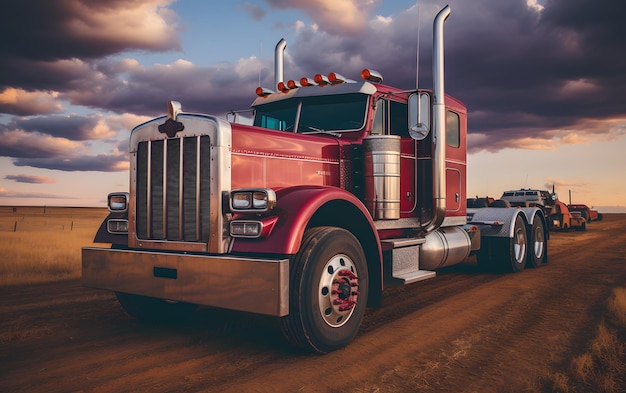 Fond de beau gros camion