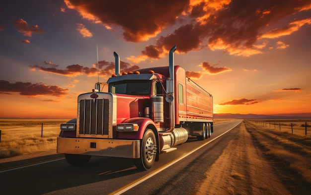 Fond de beau gros camion