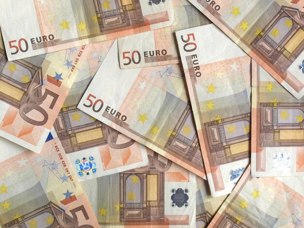 Fond de billets en euros