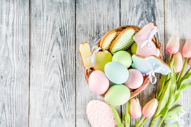 Fond De Biscuits De Pâques