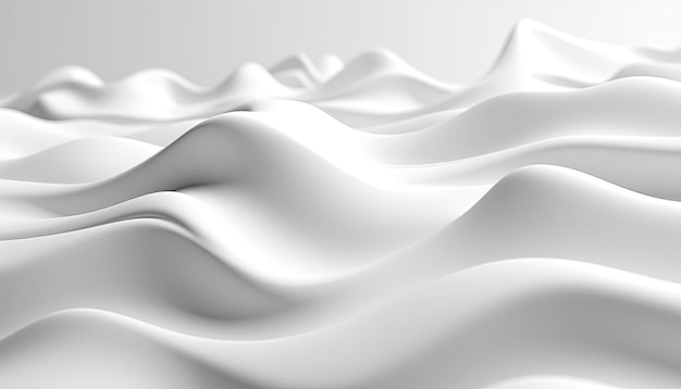 Fond blanc 3D IA générative