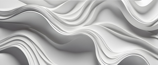 Un fond blanc abstrait avec des lignes ondulées papier peint 4k