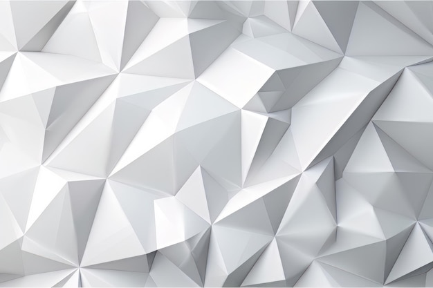 Fond blanc Abstrait triangle texture générative ai