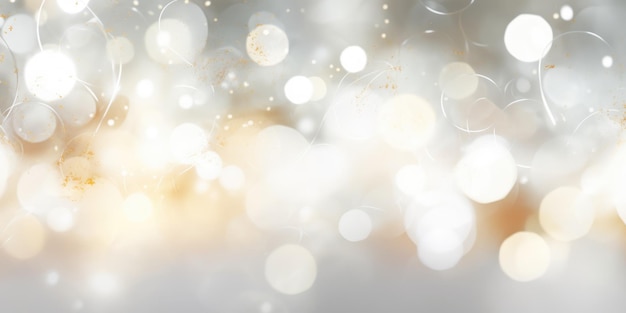 Un fond blanc bokeh abstrait Generative AI AIG30