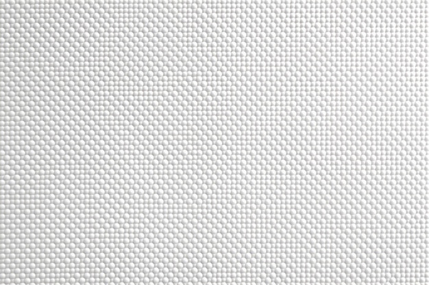 Un fond blanc continu et une texture répétée 2D à pois blancs