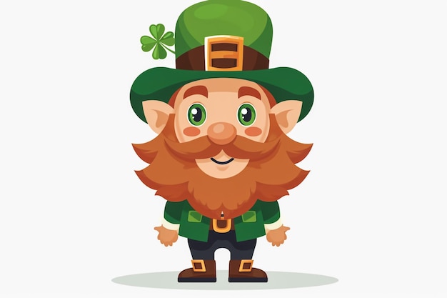 le fond blanc du dessin animé de st patricks