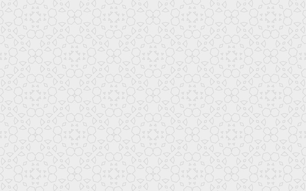 Fond blanc élégant avec des éléments géométriques triangle hexagonal formes abstraites Modèle pour la mise en page de conception de site Web maquette prête à l'emploi