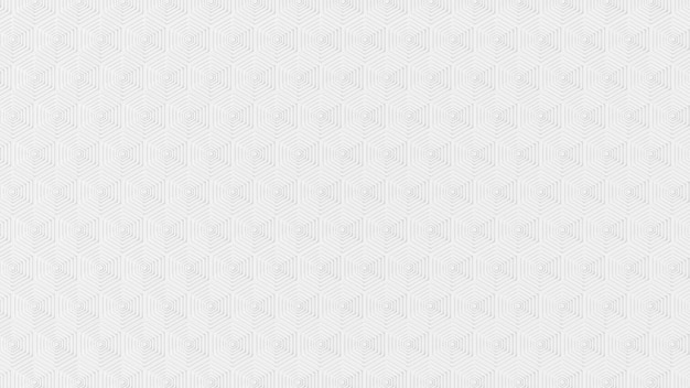 Fond blanc avec des hexagones