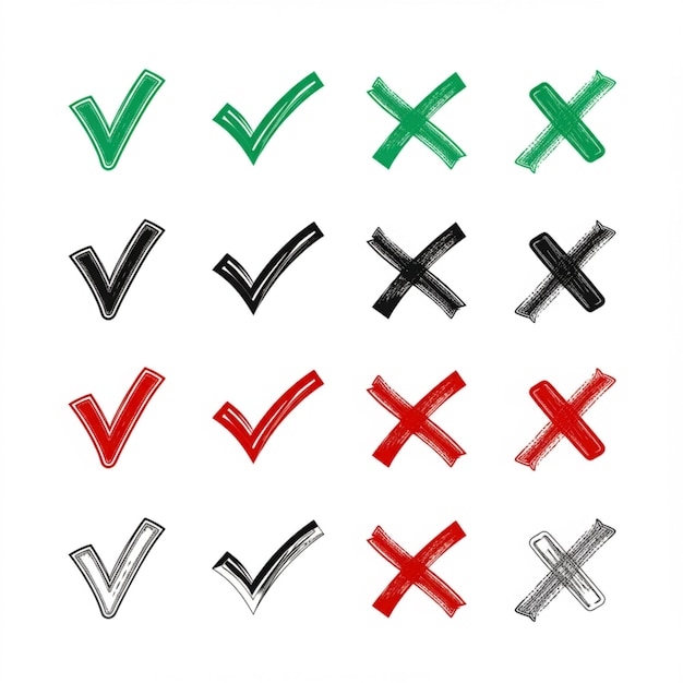un fond blanc avec une liste de contrôle indiquant les citations de contrôle