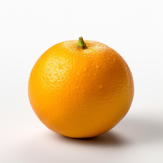 Fond blanc orange frais orange