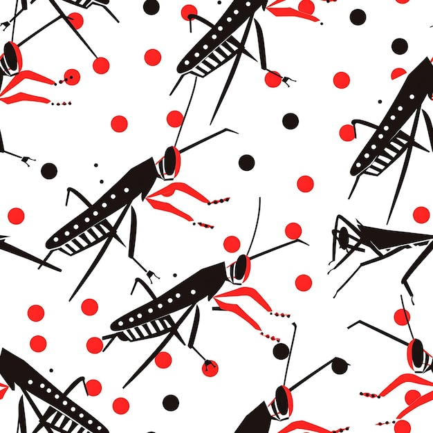Photo un fond blanc avec des rayures noires et rouges et des crevettes