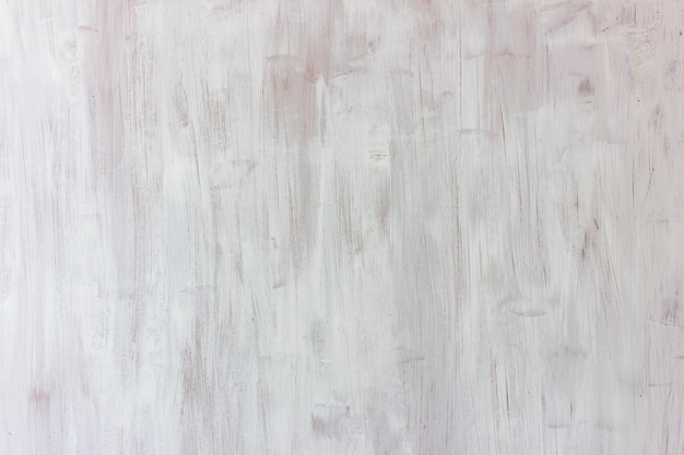 Fond Blanc. Tableau Texturé En Bois, Peint Avec De Larges Traits