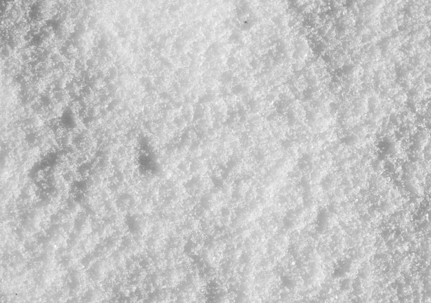 Fond blanc de texture de neige en hiver