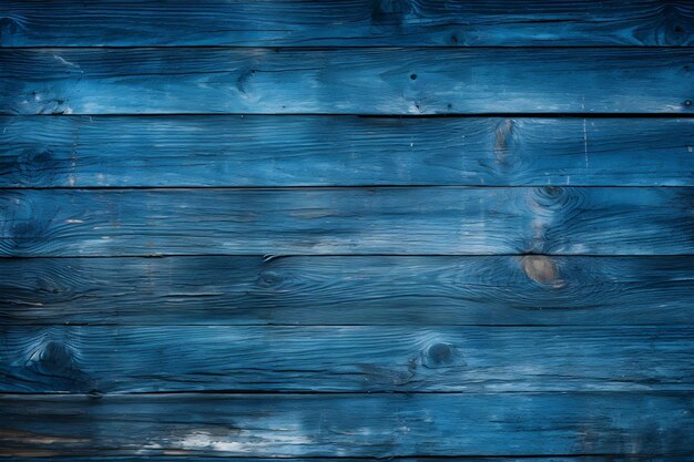 Fond bleu abstrait avec texture en bois