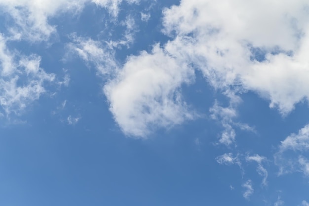 Fond bleu ciel Nuage de ciel clair