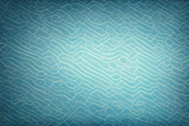 Un fond bleu avec un motif de vagues et de lignes.