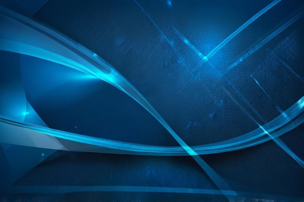 un fond bleu et noir avec un dessin bleu et blanc