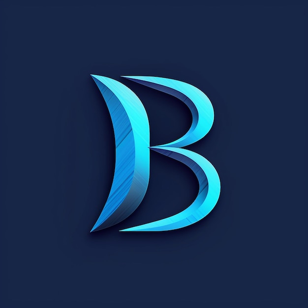 un fond bleu et noir avec la lettre b.