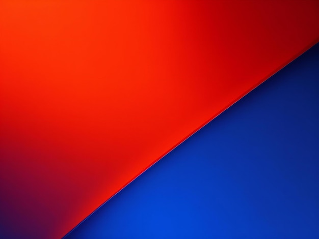 Un fond bleu et orange avec un fond rouge et bleu ai généré