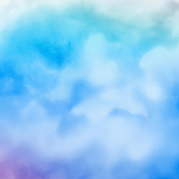 Un fond bleu et rose avec des nuages et le mot nuage.