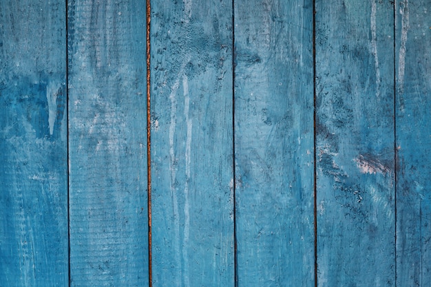 Fond en bois bleu des planches