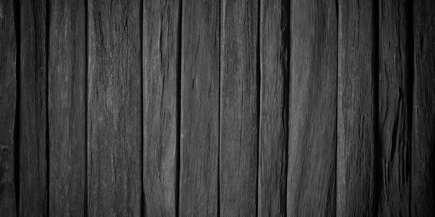 Fond en bois noir texture bois noir avec espace vide