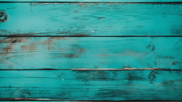 Fond en bois turquoise Charme rustique avec une touche de couleur