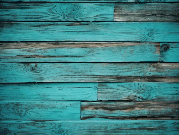 Fond en bois turquoise Charme rustique avec une touche de couleur