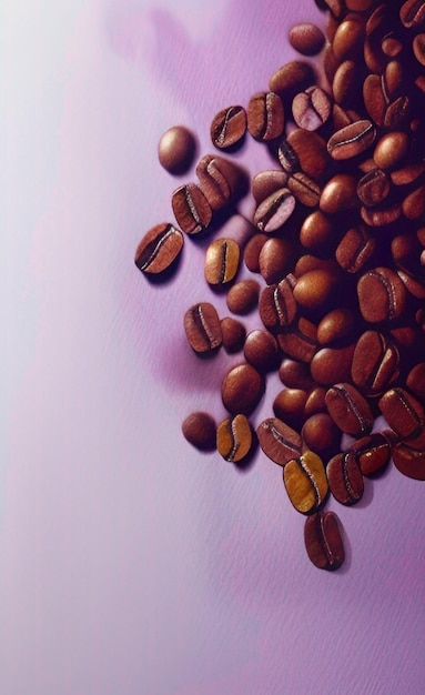 fond de boisson au café en grains de café JPG par AI générative, AI généré