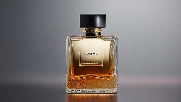 Le fond de la bouteille de parfum est très cool.