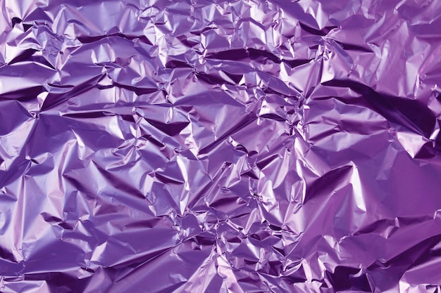 Fond brillant violet Foil Espace de copie Gros plan