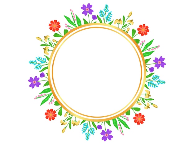 Fond de cadre de fleur d'été
