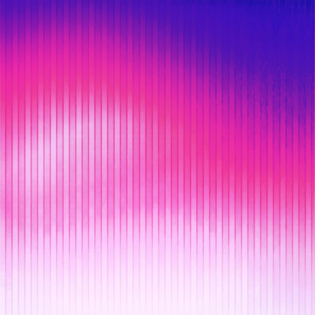 Fond carré dégradé de lignes roses et bleues