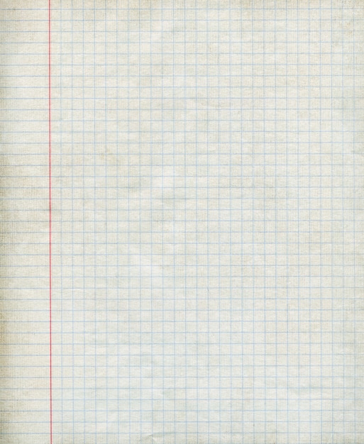 Fond carré de papier mathématique